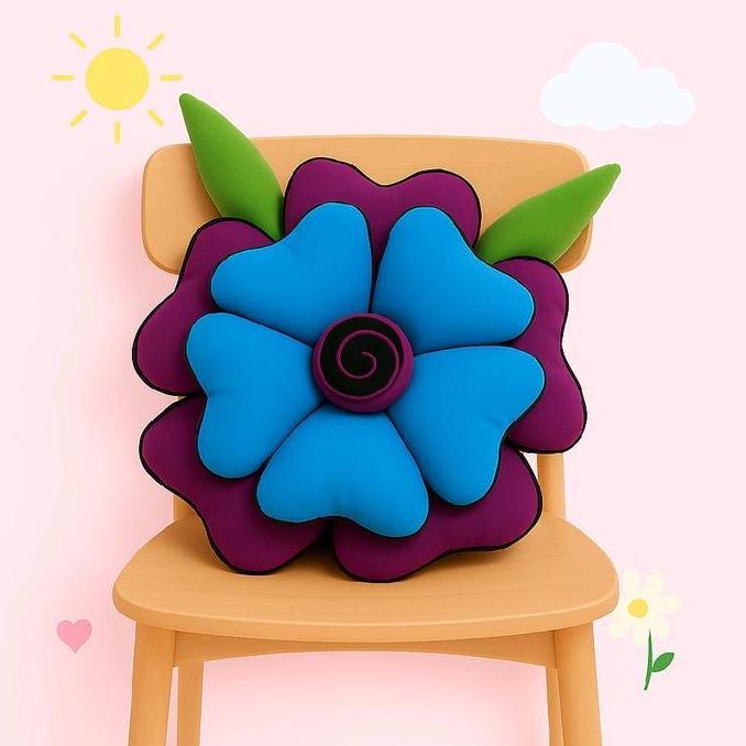 Lengkap- Bantal Sofa Bunga Mawar Bantal Sofa Mawar Bantal Sofa Bentuk Bunga Kain Silikon Kursi