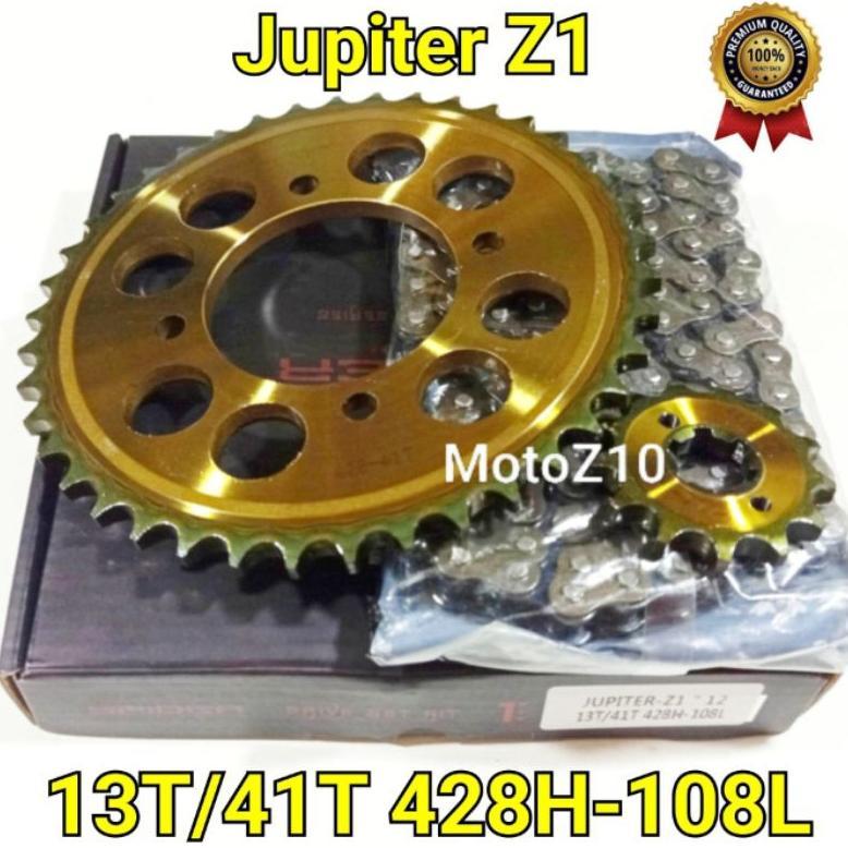 SPD Gear Paket Set Jupiter Z1 Z115 Robot Vega ZR RR Force Fi Injeksi Gear Depan 13T Belakang 41T Ran