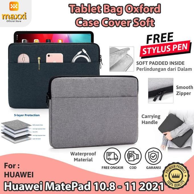 Pouch Tablet For Huawei Matepad 10.8 11 2021 Tas Tablet Sleeve Case Cover Soft Handbag