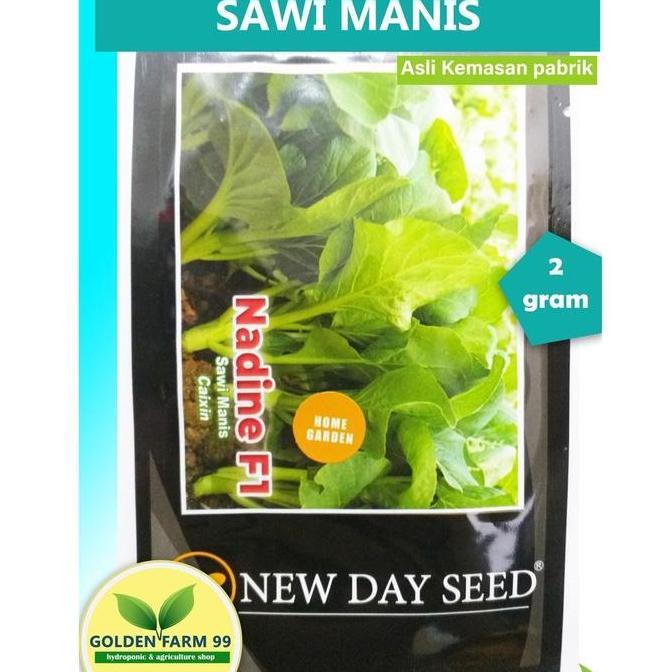Gardenwill New Day Seed Benih Sawi Manis Nadine F1 Caisim 2 Gram - Original Pack Kaya Vitamin C & B-