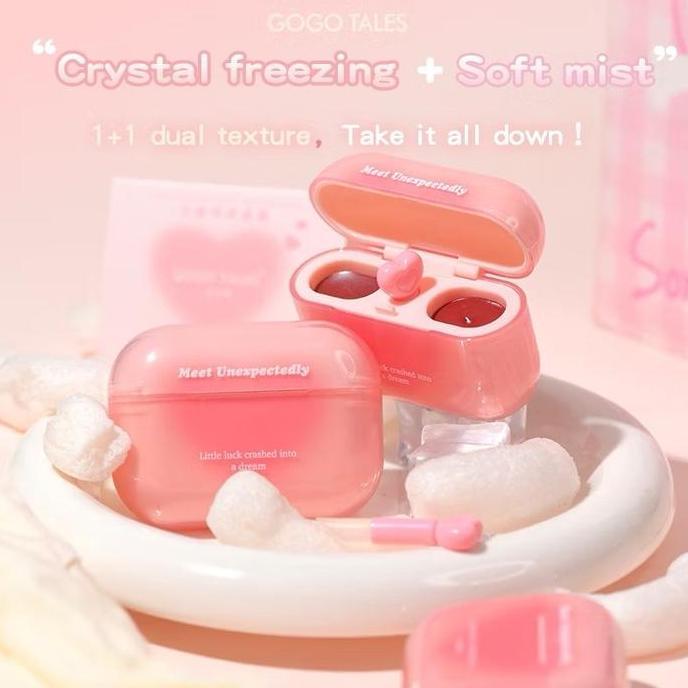 (BPOM) GOGO TALES AIRPODS LIPSTICK MATTE & GLOSSY lip anak sekolah lip airpods gogo tales airpods GT