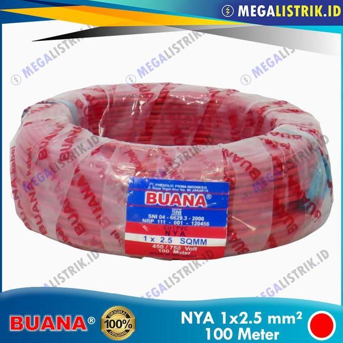 (Allthebest) Buana Kabel Listrik Kawat / Engkel / NYA 2.5 MM