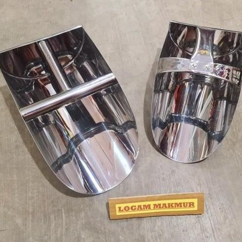 (Allthebest) SEROK STAINLESS JUMBO - SENDOK SEKOP BERAS JAGUNG KEDELAI SEMEN TEPUNG