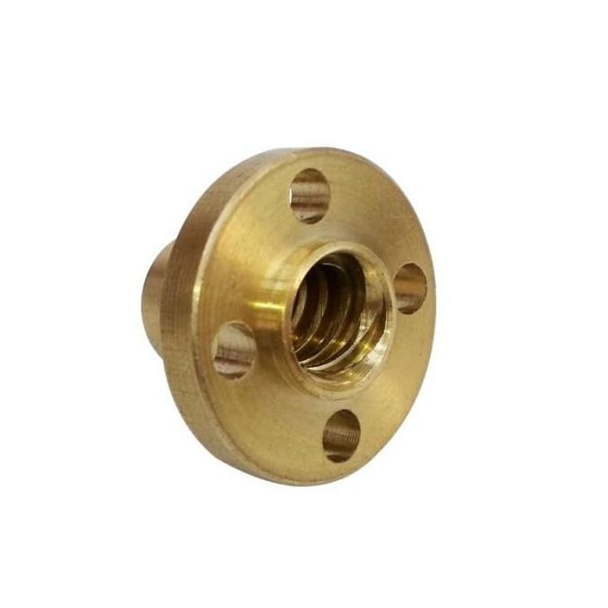 (Allthebest) Nut T8 Lead Screw CNC 3D Printer Brass Flange