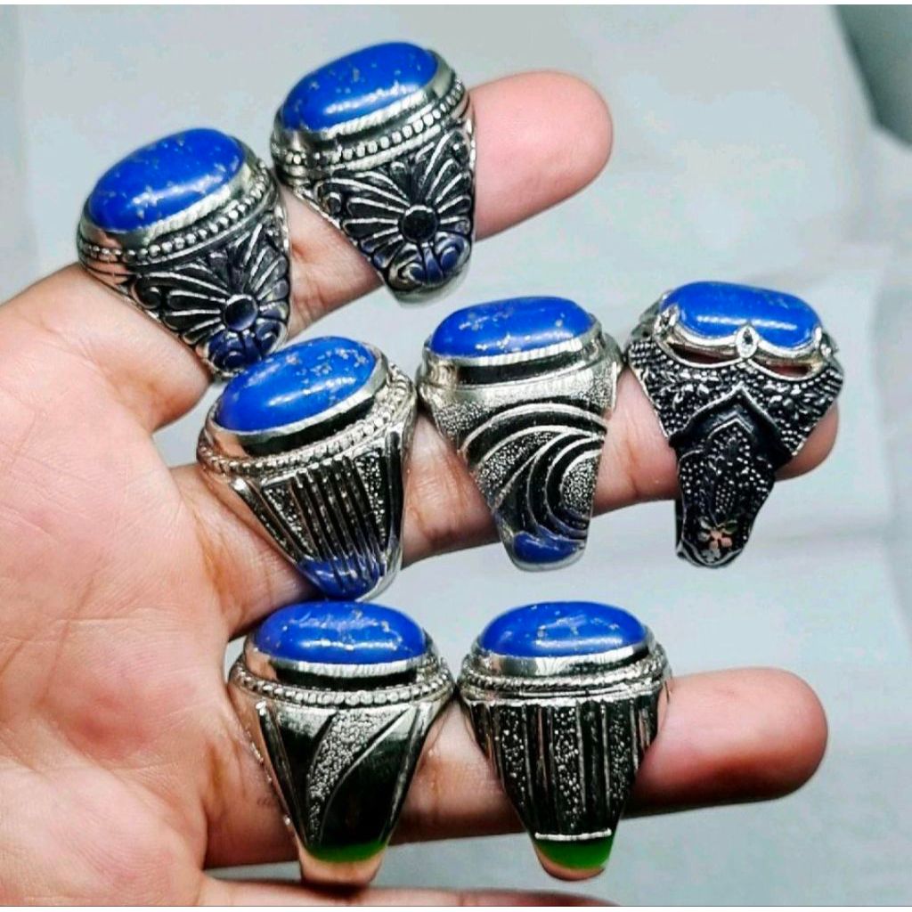 BATU CINCIN LAPIS LAZULI  TOP QUALITY 