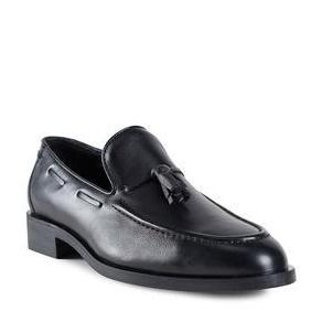 Kakikaki- Prabu - Sepatu Kulit Slip On Pria Cala 2.0 Black-Hitam Loafers Flat Shoes