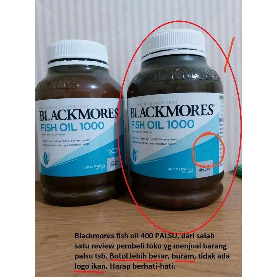Hololoo- Blackmores Fish Oil 1000 Mg Omega 3 - 400 Caps