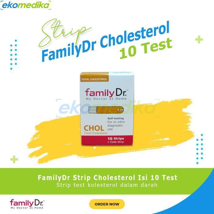 FAMILY DR Strip Cholesterol 10T / Strip Kolesterol FamilyDr Chol