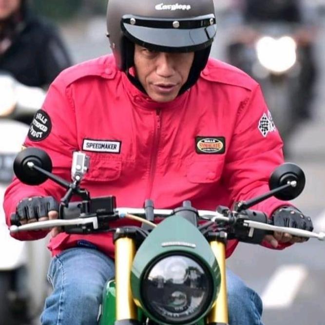 Spion bulat clasic full cnc - spion jokowi universal japstyle Xsr Tiger Megapro ADV Nmax PCX Dill Un