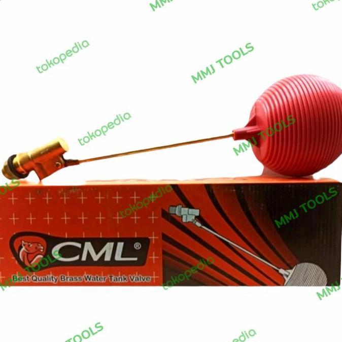 Pelampung bola kuningan CAMEL 1/2" - CAMEL Pelampung Air kuningan