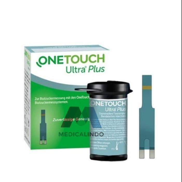 Strip Gula Darah Onetouch Ultra Plus isi 25 Refill Glucose Test Strip