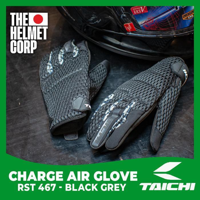 GLOVE TAICHI RST 467 CHARGE AIR GLOVE SARUNG TANGAN MOTOR ORIGINAL TAICHI RST467