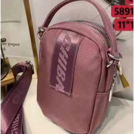 Beranigaya- Tas Selempang Mini Pouch Hp Wanita Chibao Import Kanvas