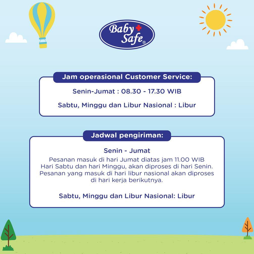 hot babysafe - mc002 - wadah penyimpanan susu formula 800 ml | toples susu formula | kotak susu form