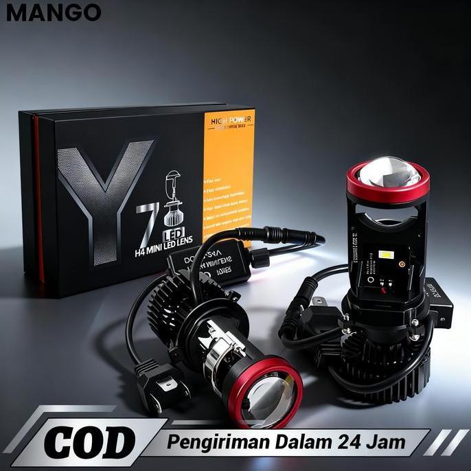 Mini Projie Y7D Lampu Led Mobil Dan Motor H4 /Biled/ Mini PJECTOR PROJIE Y7D SUPER BRIGHT 50 Watt