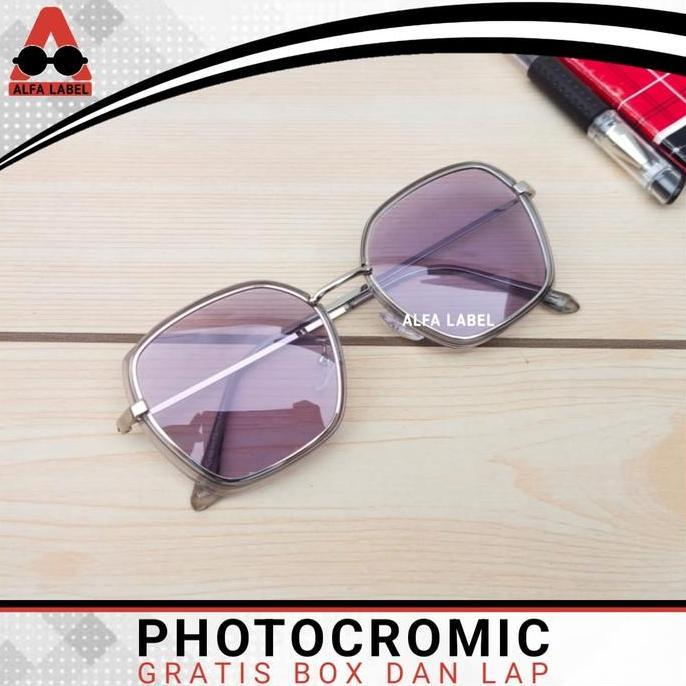 Whynot- Kacamata Minus Photocromic Wanita Kekinian Trendy Korean Style
