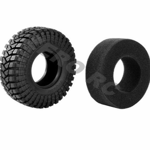 Lansungkirim- 4Pcs Ban Rc Crawler Tires 110Mm Soft Rubber 1.9 1/10 Scx10 Trx4 Rc4Wd