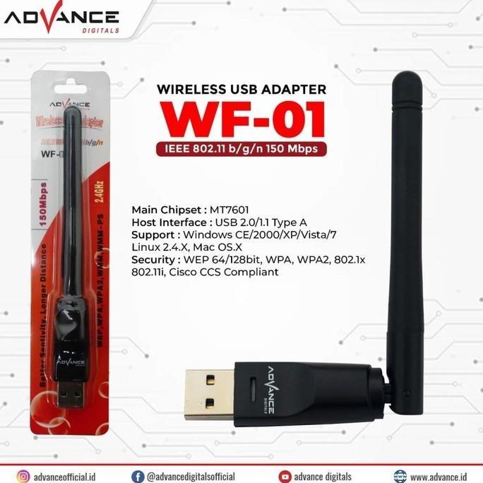 Lansungkirim- Dongle Wifi Stb Mt7601 Advance Usb Wifi Antenna Wf-01