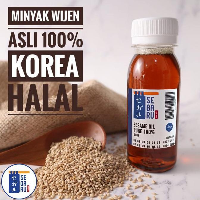 Foodgret- Minyak Wijen Korea Asli 100% | Korean Sesame Oil 100% Halal