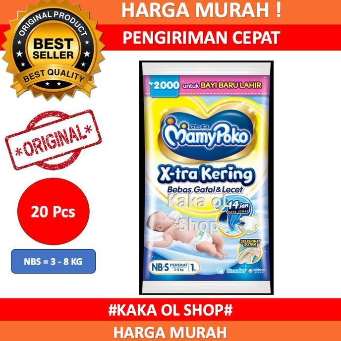 Cod,Bisa- Isi 20 Pcs Mamypoko Pants Popok Celana Renceng Xtra Kering Nbs/S/M/L/Xl/Xxl