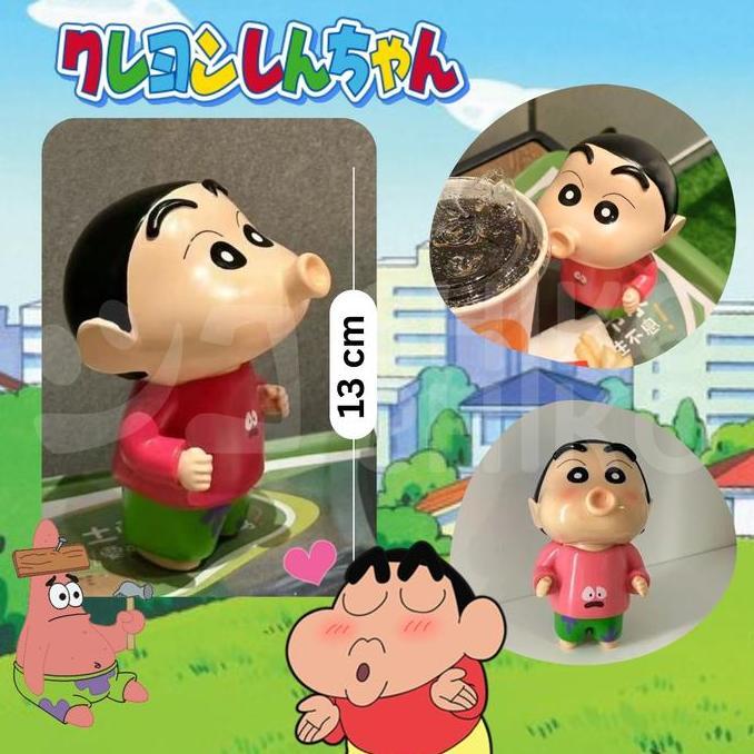 FGRsc Figure Crayon Shinchan Take a Bath Action Figur Mandi Pahlawan Bertopeng  Buddha Belalai Gajah