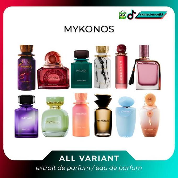 Gasyuk- Mykonos Parfume 100Ml Glitch Monaco Royale Sorrento Hawaiian Crush Tea Poetry Utopia Intimat