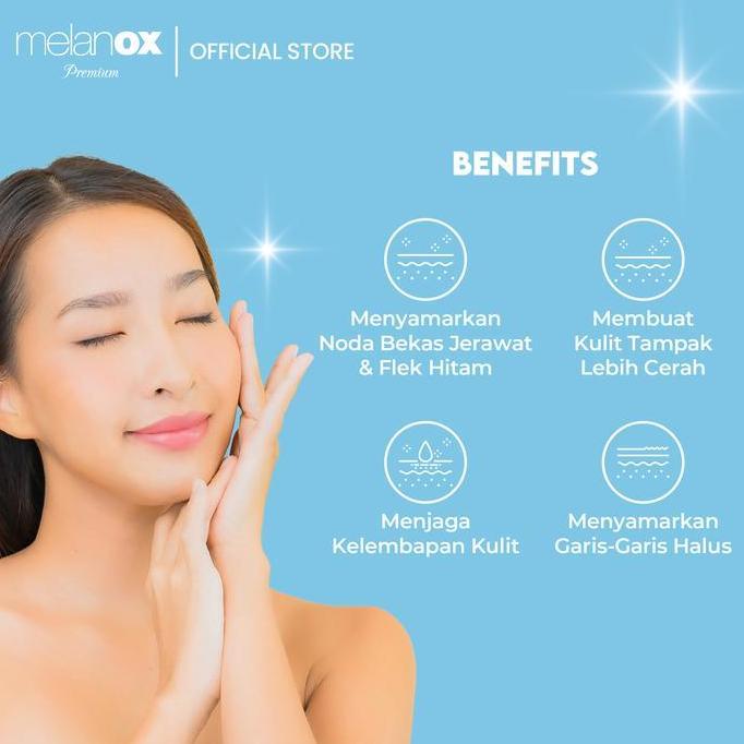 Cantikjamin Melanox Premium Whitening Serum 15Ml Mencerahkan Wajah Membantu Menyamarkan Flek Hitam P