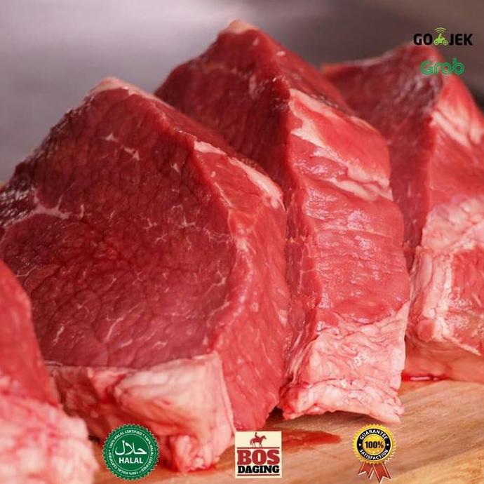 Rouge- Daging Steak Sirloin 1Kg Dijamin Fresh Segar