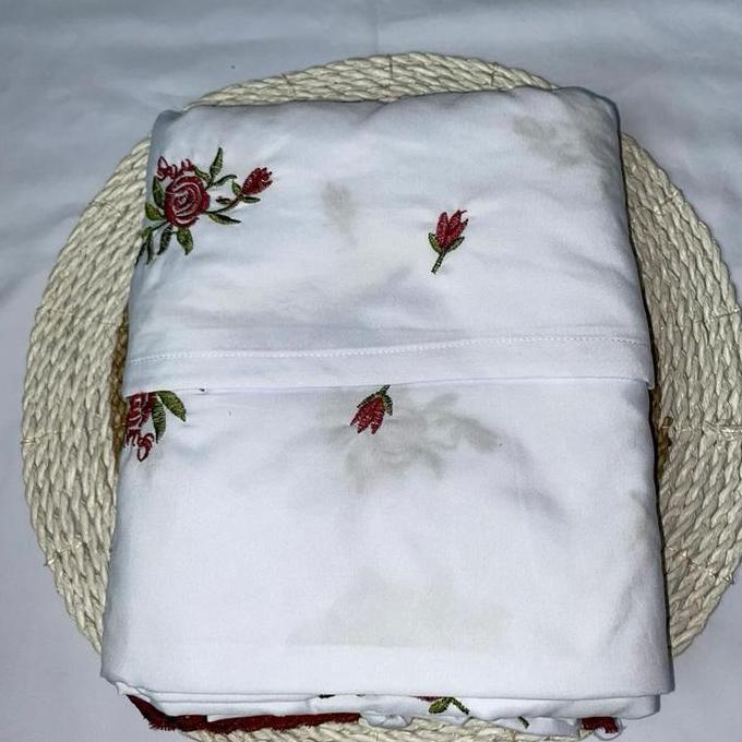 Otwkirim- Mukena Terusan Bordir Jumbo Bunga Ani'Ana