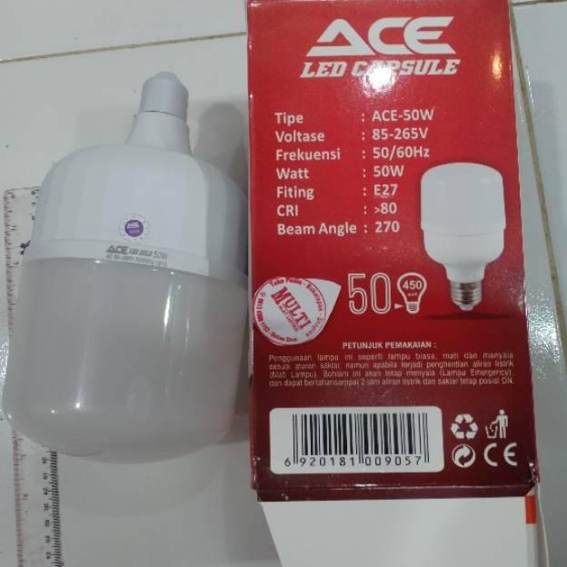 (Allthebest) Lampu garansi led ACE 50w capsule led jumbo besar 50w ace