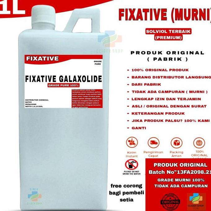 Gasyuk- Fixative Galaxolide Murni 1 Liter /  Penguat Parfum / Pengawet Parfum