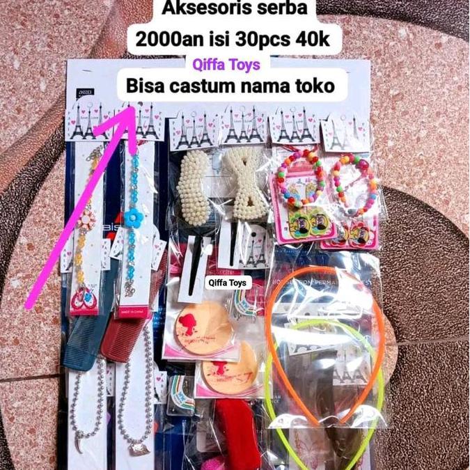 Lansungkirim- Aksesoris Serba 2000An  Isi 30Pcs