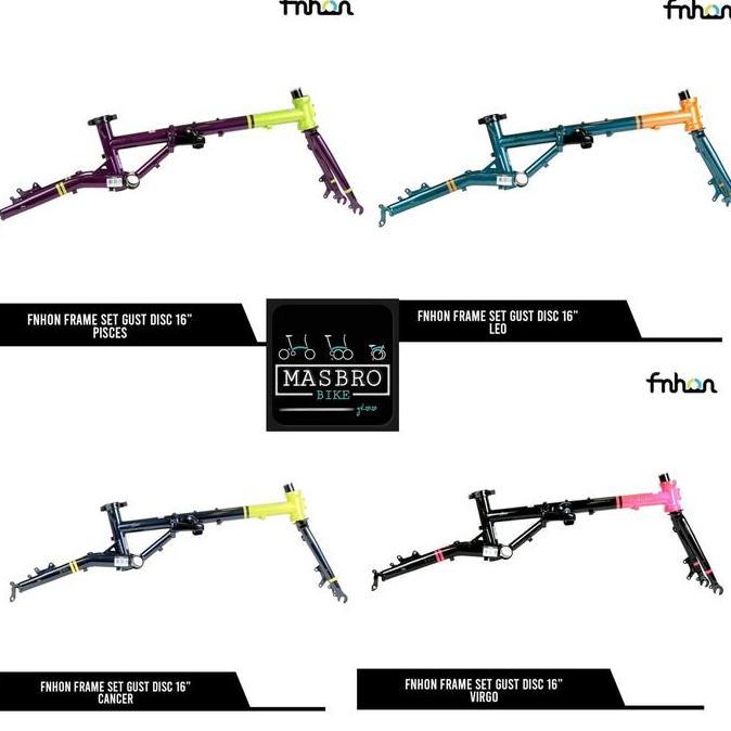 frame fnhon gust zodiak discbrake new