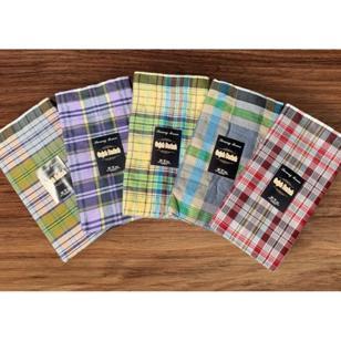 PREMIUM SARUNG TENUN PRIA DEWASA MOTIF KOTAK KOTAK ATLASAN