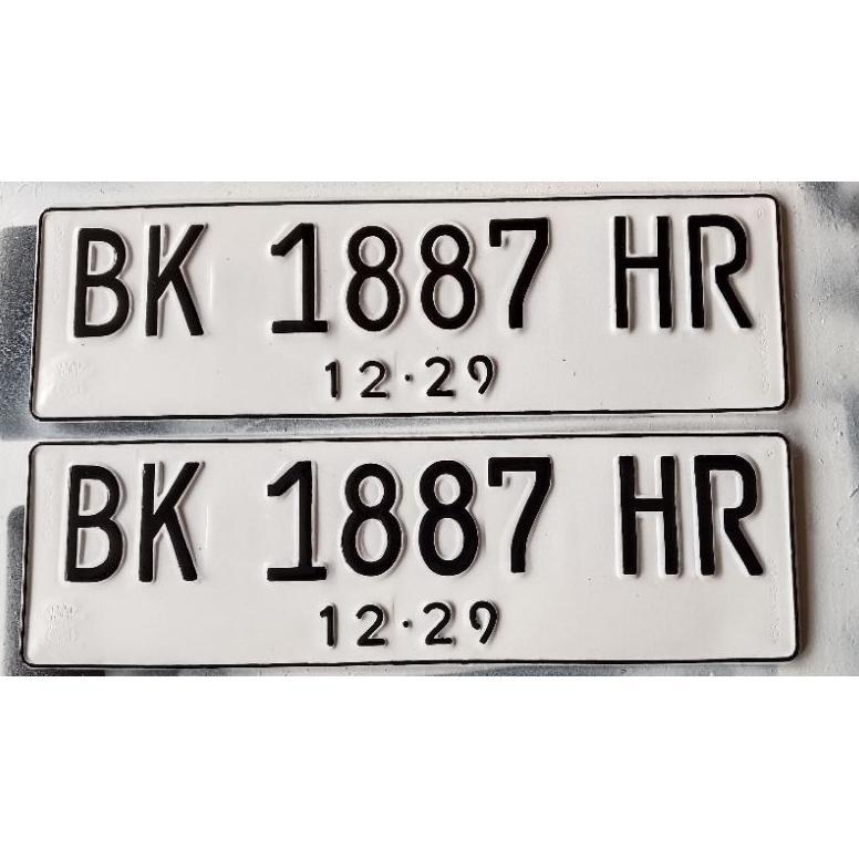 COD Plat BK STANDART BERLOGO YG DITULIS BK NYA BUKAN STIKER.LANGSUNG PESAN YA STOCK READY BANYAK PAS