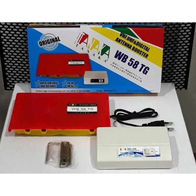 Bestone- Booster boster penguat sinyal signal antena TV Tanaka WB 58 TG/WB 38