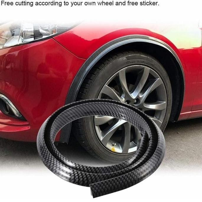 Fender Mobil Universal Carbon + Leem/Over Fender Carbon Mobil,1Set 4Pc Kualitas Terbaik Harga Termur
