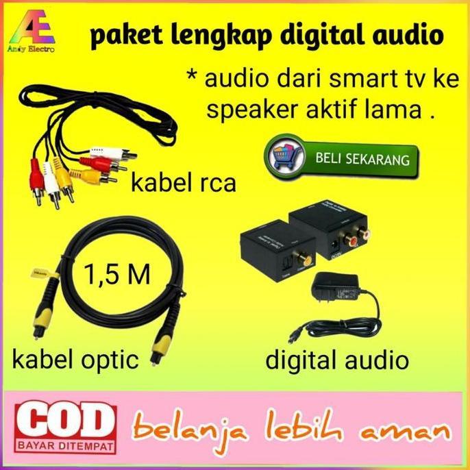 Bestone- converter audio digital /alat untuk menghubungkan audio dari smart tv