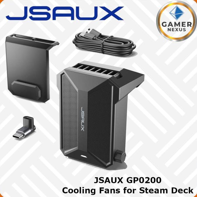 Pekan Diskon Jsaux Gp0200 Cooling Fans Steam Deck External Cooler Adjustable Speed