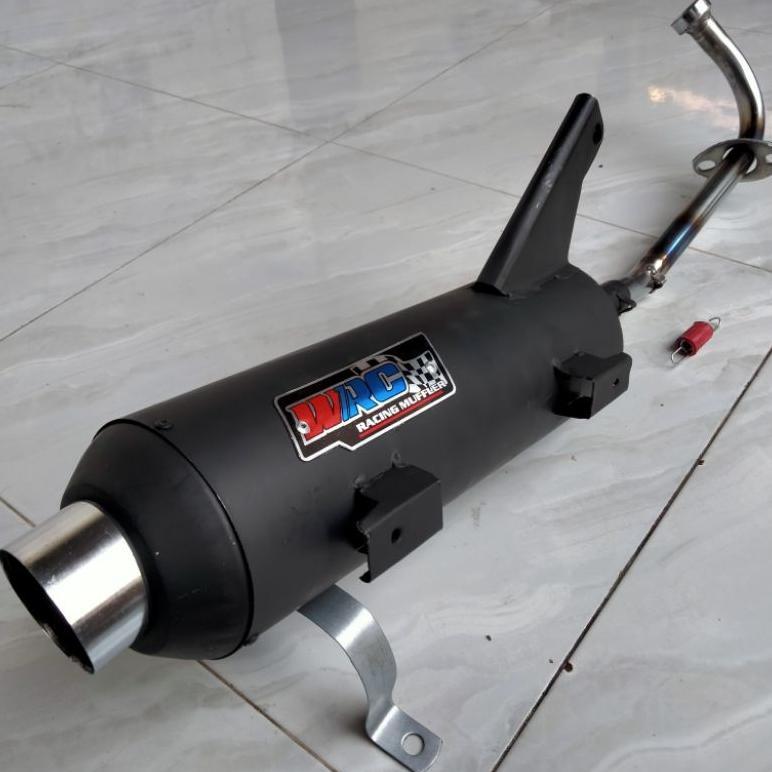 Terlaris Knalpot Standar Wrc Tutup Croom Mio All Series (Sporty, Fino, M3, Z, S, Soul Gt, Xeon Gt, X