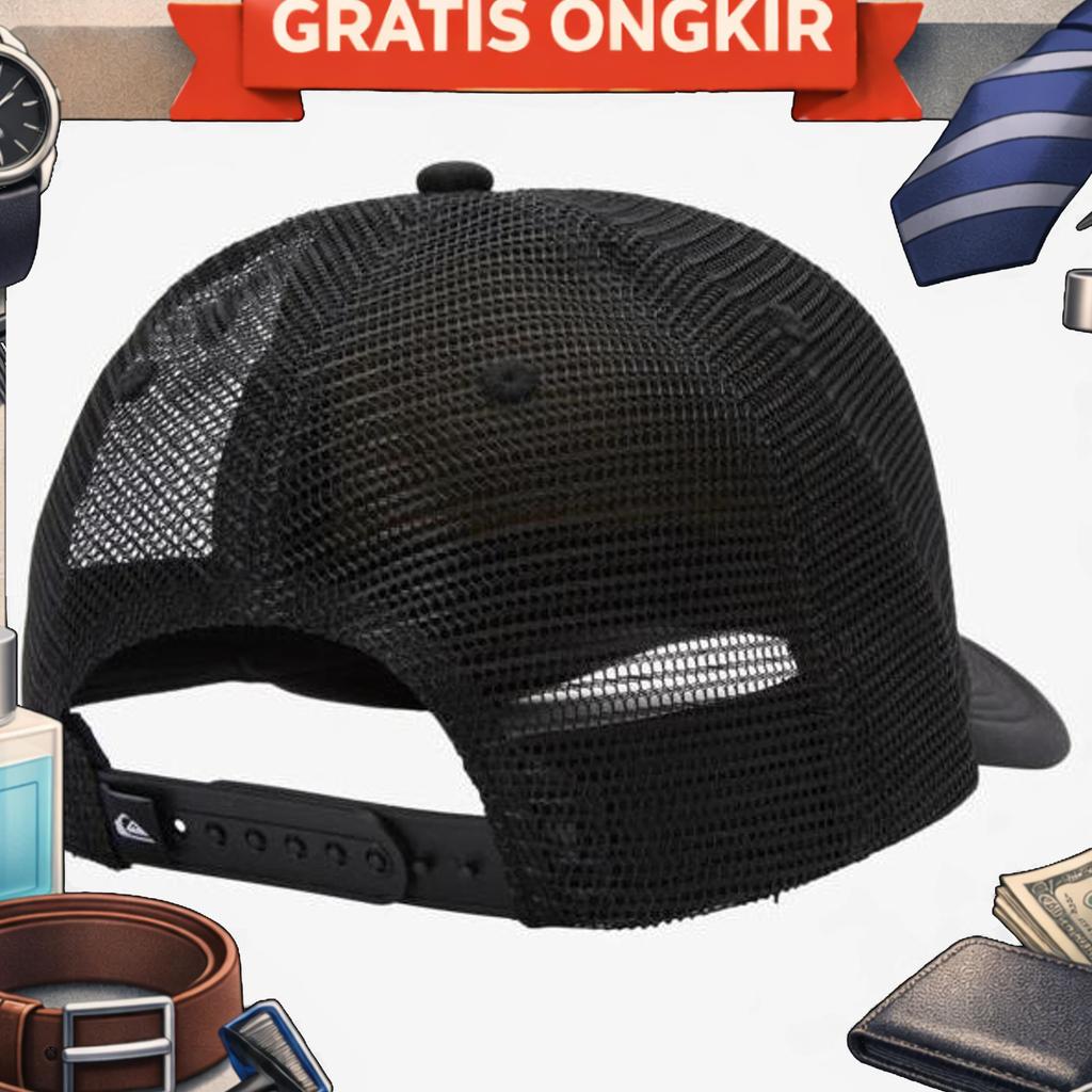 Topi Quiksilver Omnistack Trucker Cap Original