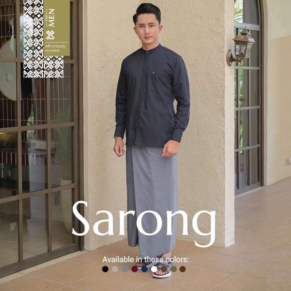 HOT SALE DS MODEST - SARUNG KATUN POLOS - DS MEN