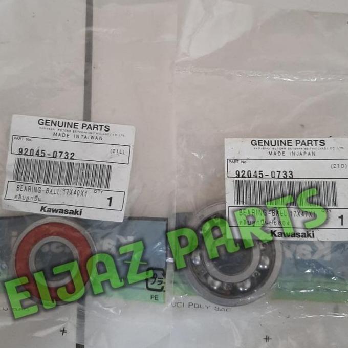 laher bearing klaher roda belakang ninja 250 fi orinal