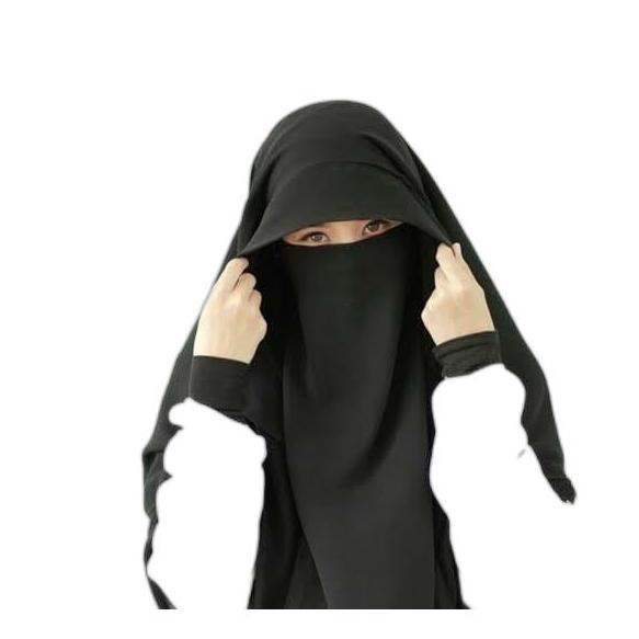 cadar veil yaman niqob veil satu set khimar