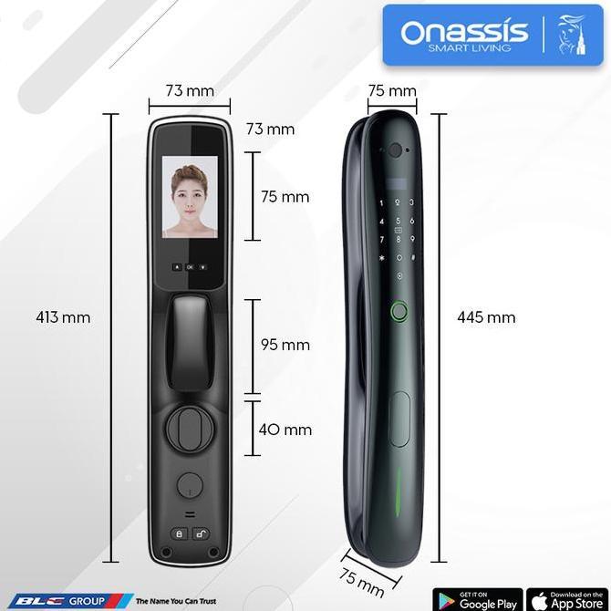 Sale Onassis Smart Lock X5 Pro Camera Built In