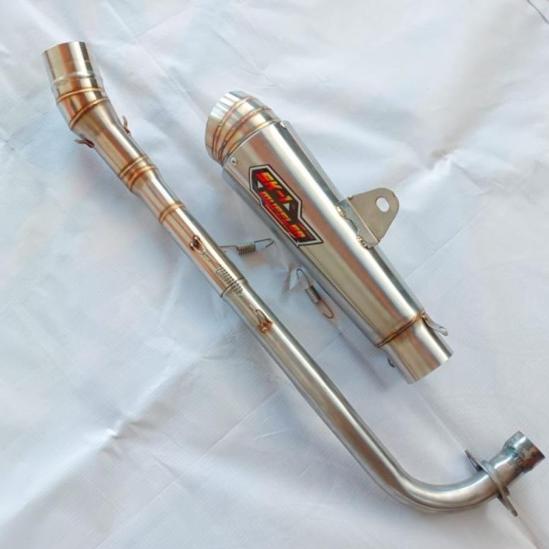 Viral  Kenalpot Original Sk1 Muffler Jiksaw All Bebek Jupiter Vega Grand Supra Blade Revo Kharisma S