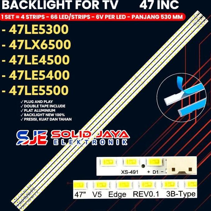 Backlight Tv Led 47 Inch 47Le4500 47Le5300 47Le5400 47Le5400 47Le5500 47Lx6500 47Le 47Lx 66K Bl