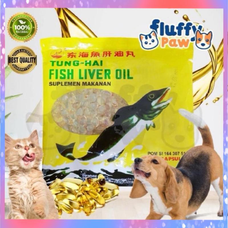 Terbaik Tung Hai Fish Liver Oil isi 500 Capsules (kemasan pabrik asli)  | Vitamin & Suplemen Minyak 