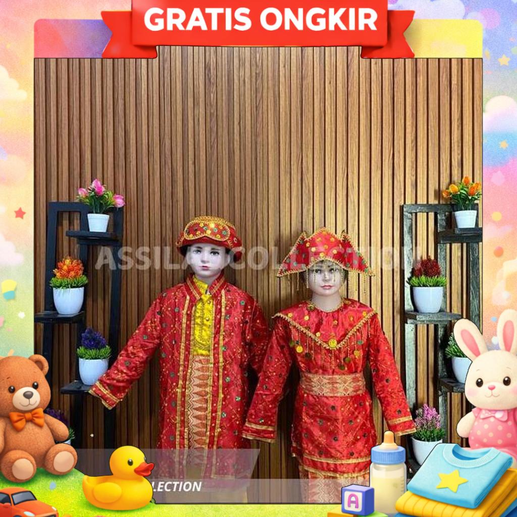 Baju Adat Palembang Anak Satuan (Laki/Cewek)#Palembang #Baju Adat# Baju Adat Anak #Tradisional #Paka