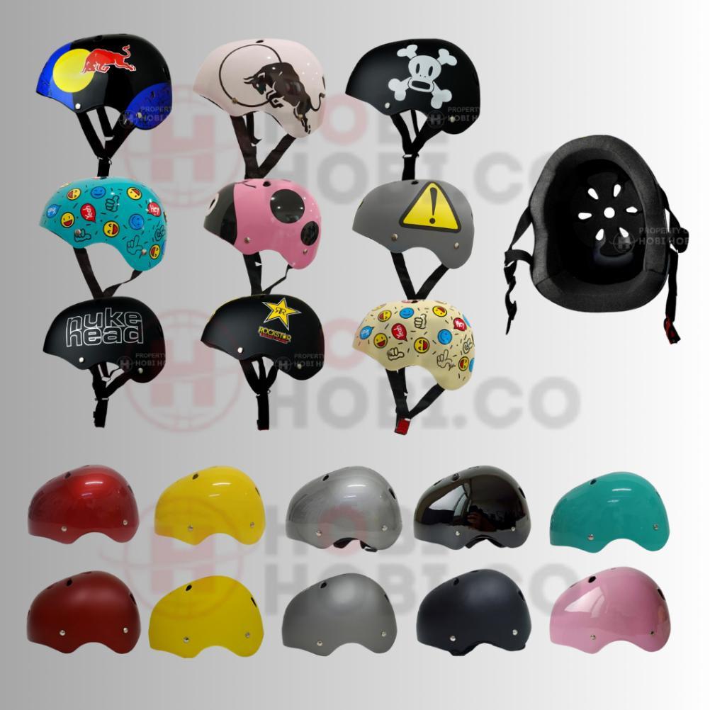 HELM SEPEDA DEWASA POLOS SEPEDA LIPAT BMX MODEL BATOK HELM MURAH